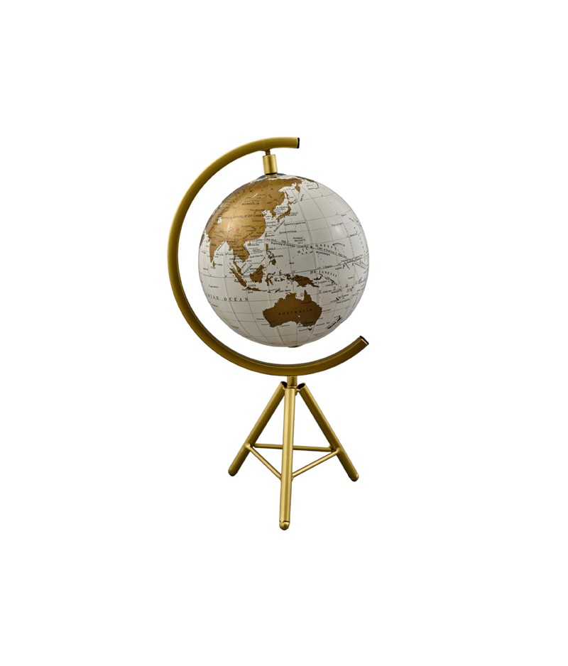 -18X16X35CM- MAPPAMONDO GOLD GRANDE - Mappamondo - Nuovi arrivi - Regali e Bomboniere