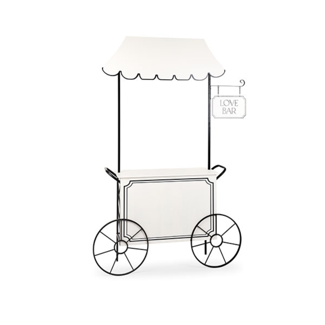149X39X213CM - CARRETTO METALLO BIANCO/NERO - ALTRO - Nuovi arrivi - Regali e Bomboniere
