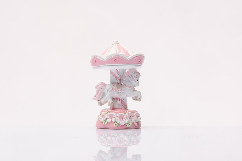 GIOSTRINA 4X6CM RESINA ROSA - Battesimo E Nascita - Nuovi arrivi - Regali e Bomboniere
