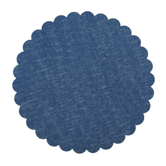 VELO DI FATA BLU NOTTE ORGANZA SMERLATO TONDO 23CM - Tulle e Organza - Nuovi arrivi - Regali e Bomboniere
