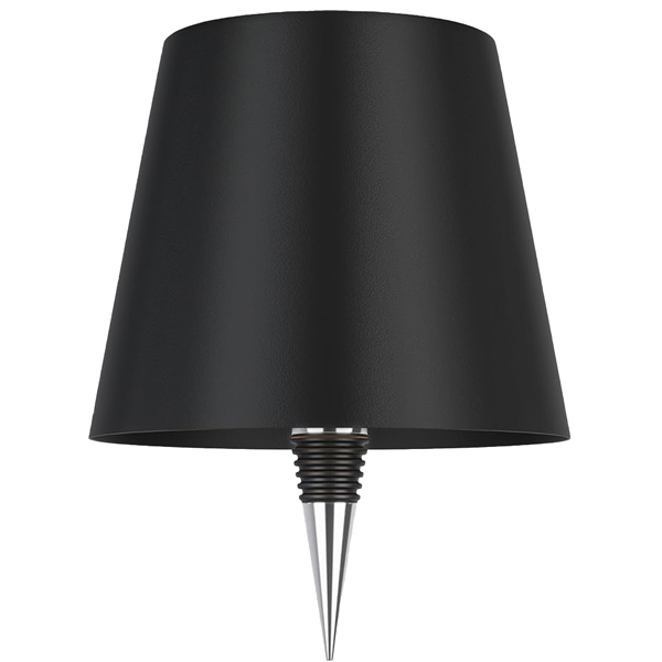 11X11X13CM LAMPADA TOUCH METAL TAPPO NERO -  - Nuovi arrivi - Regali e Bomboniere