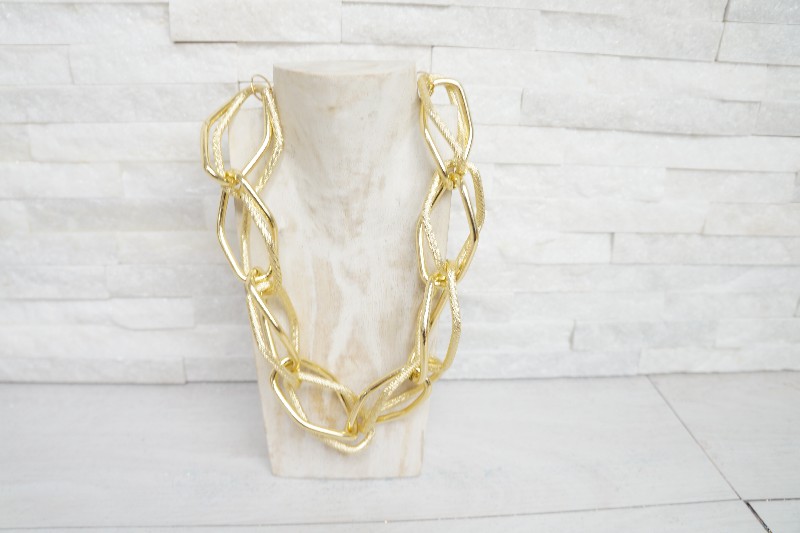 Collana colore oro catena grande 26CM metallo - Bijoux Dolci Ricordi - Nuovi arrivi - Regali e Bomboniere