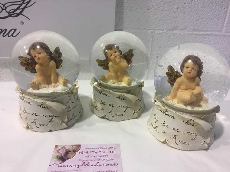 CLASSIC ANGELO SFERA ASSORTITO H 9 CM  - Bomboniere Angeli - Nuovi arrivi - Regali e Bomboniere