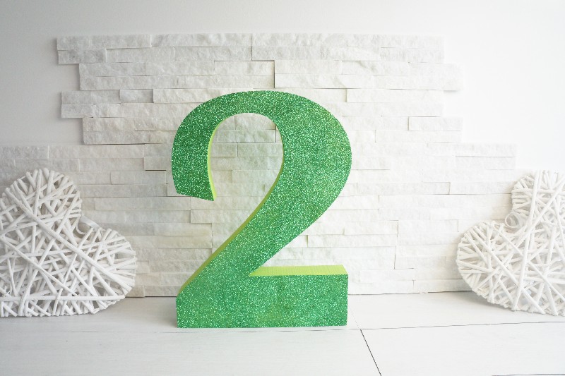 NUMERO 30CM TUTTO COLORATO SPESSORE 5CM  - Numeri Polistirolo - Nuovi arrivi - Regali e Bomboniere