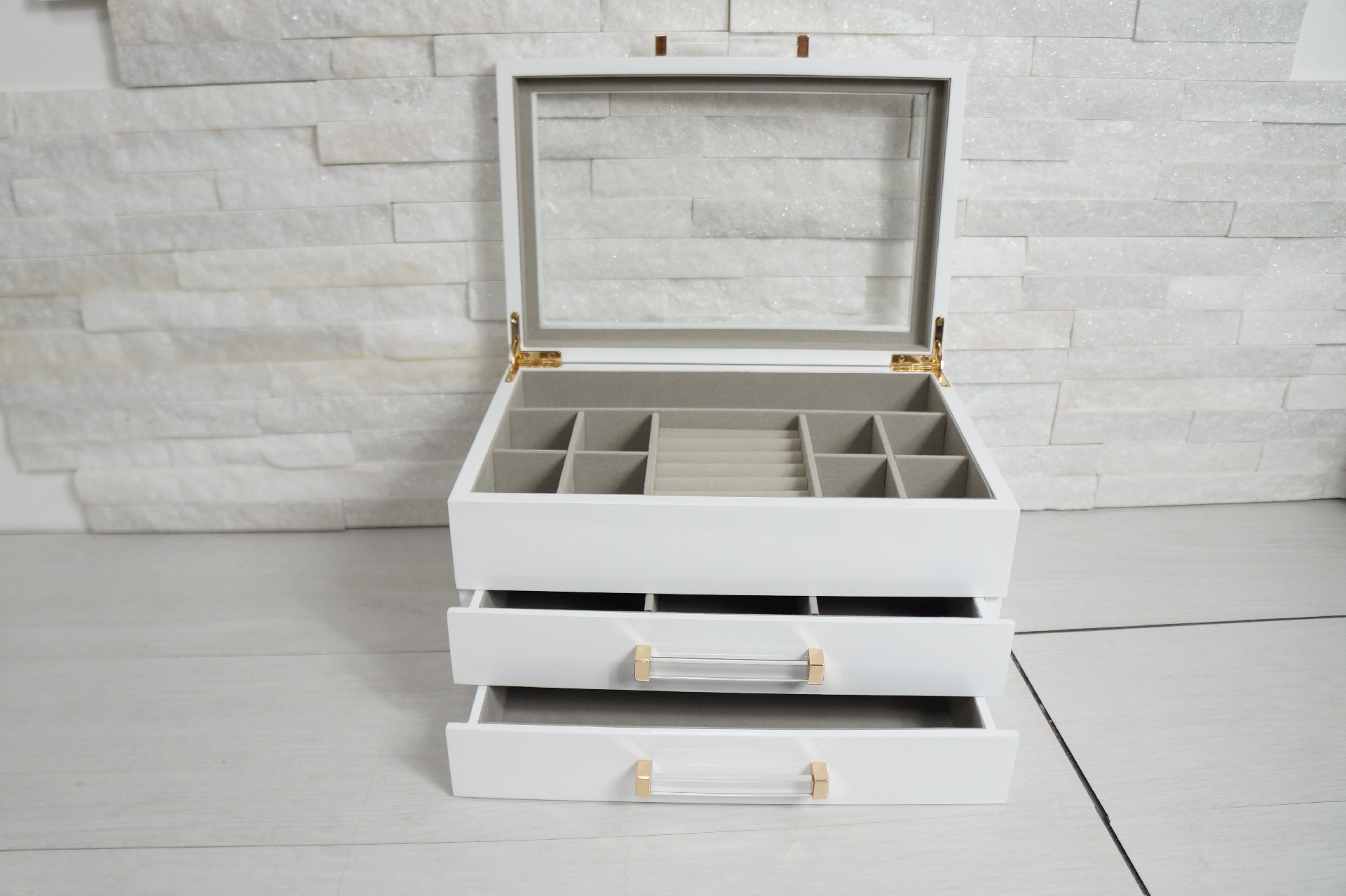 PORTAGIOIE 26,6X18X H15CM BIANCO CON BOX  PERSONALIZZABILE - FANTIN ARGENTI - Nuovi arrivi - Regali e Bomboniere