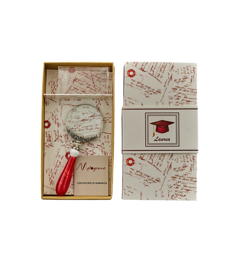 16X3- BOX LAUREA LENTE E PORTACONFETTI - Bomboniere Laurea - Nuovi arrivi - Regali e Bomboniere