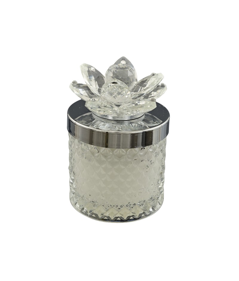 11X7- CANDELA DIAMOND ARG CRISTALLO PC ALTA - Candele da regalo - Nuovi arrivi - Regali e Bomboniere